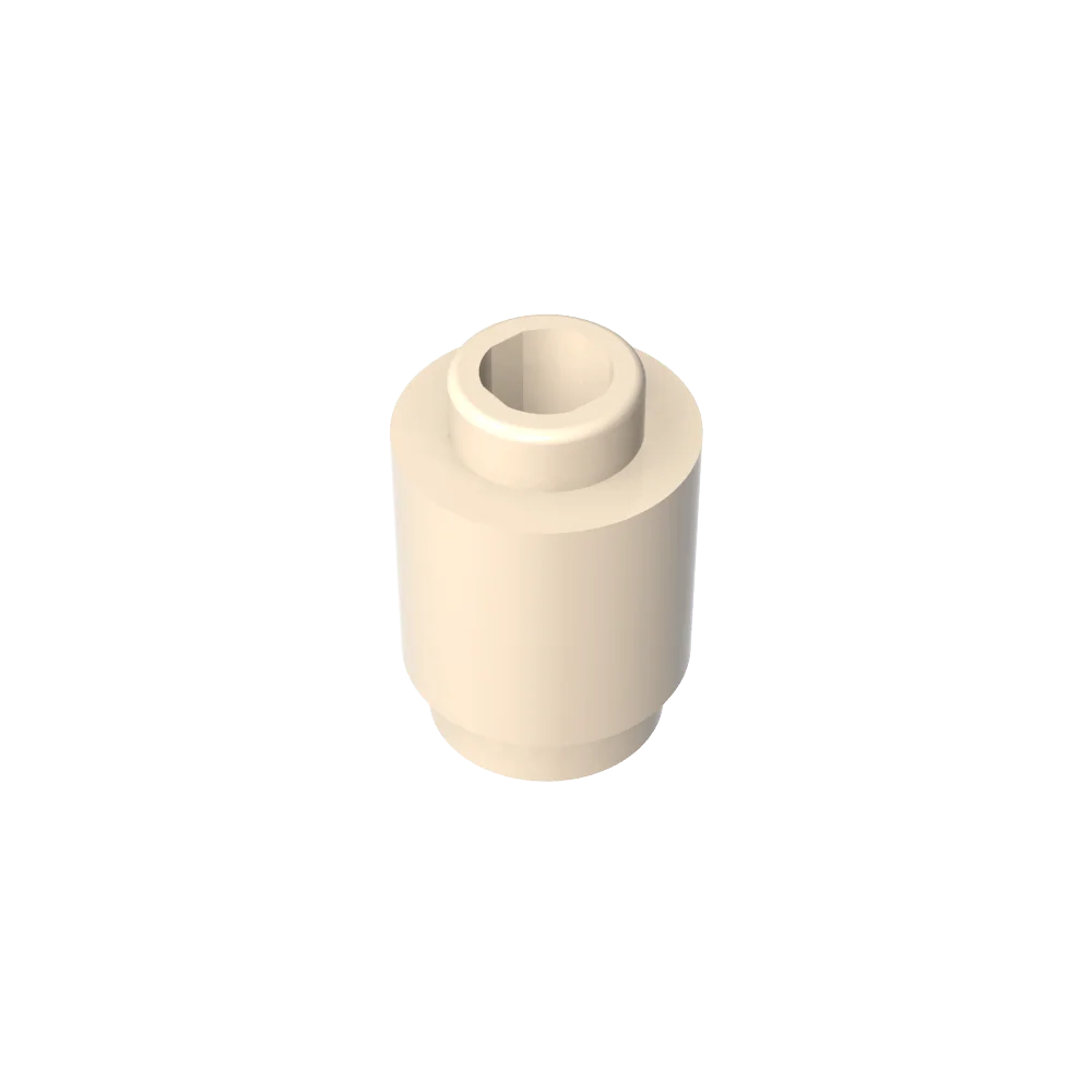 Gobricks GDS-605 RUNDER STEIN 1X1 kompatibel mit Lego 3062 30068 35390 pädagogischen Bausteinen, technisch