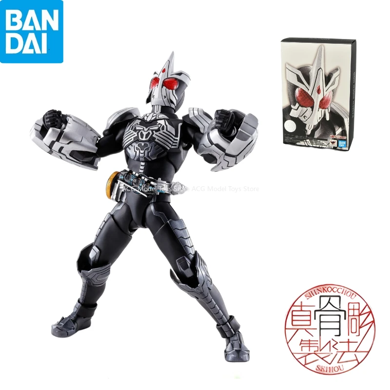 

In Stock 100% Original Bandai S.H.Figuarts SHF Tokusatsu Kamen Rider OOO SaGohZo Combo Action Figure Toys Collection Model Gift