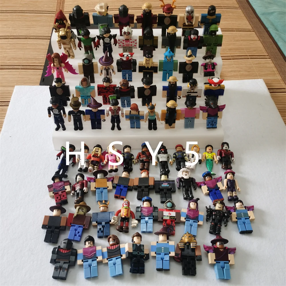 Original multi style 6.5cm~8.5cm modular robot for children\'s play house toy figurines