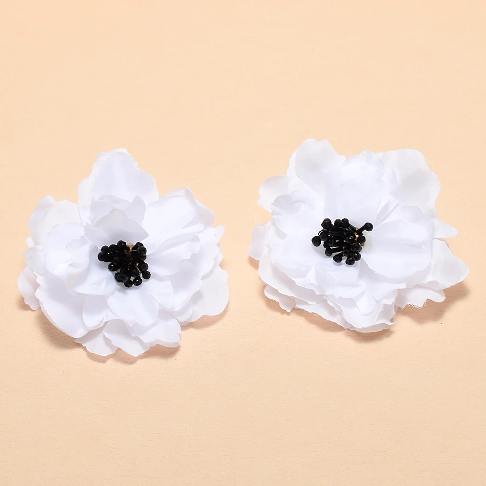 

Romantic Elegant Flower Earrings Bohemia Maxi Flower Big Handmade Floral Women Earring Wedding Jewelry
