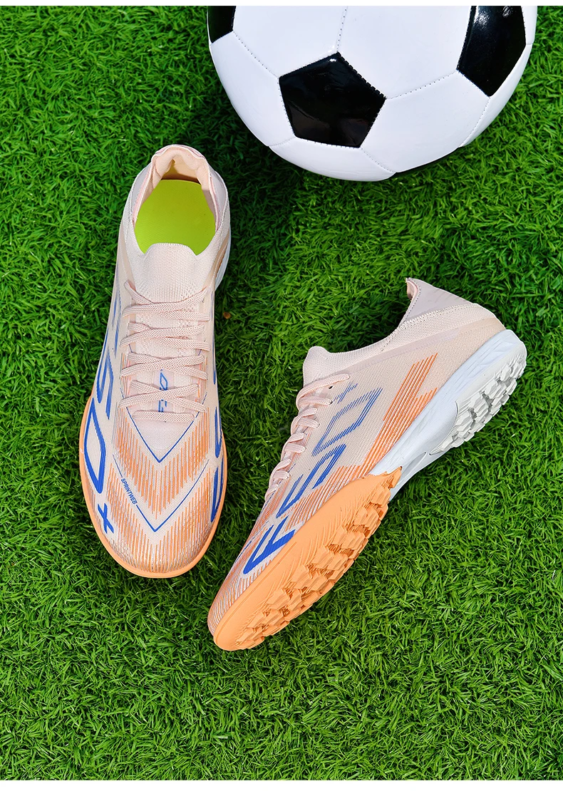 Neue Herren-Fußballschuhe, rutschfeste Stollenschuhe für Rasenplätze, hochgeschnittene, hochwertige Fußballschuhe, Futsal-Sneaker, Indoor- und Outdoor-Modelle, Bestseller. – Detail 19