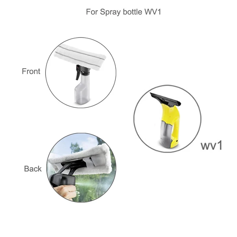 Microfibre Window Cleaner Machine Mop Cloths For Karcher WV1 WV50 WV75 WV2 WV5 Mop Head Replacement Spare Parts Accessories