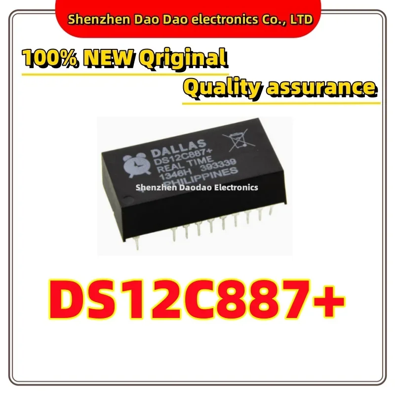 

DS12C887+ DS12C887 EDIP-24 Real time clock circuit chip IC new original