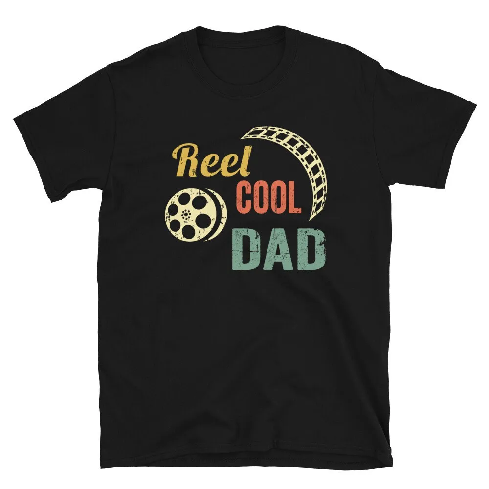 Filmmaker Dad T Shirt Film Reel Former Projectionist Pun Movie Lover Filmmaking Cinephile