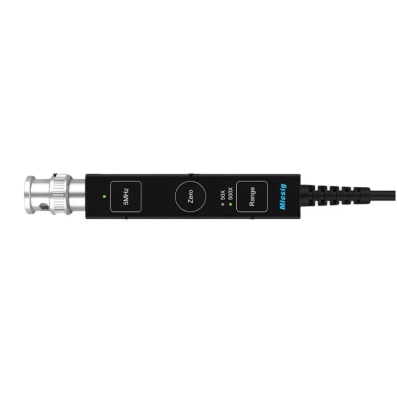 High Voltage Differential Probe MDP3002 with SigOFIT™ Tech, 200MHz Bandwidth, and 3000Vpk for BNC PORT Oscilloscope