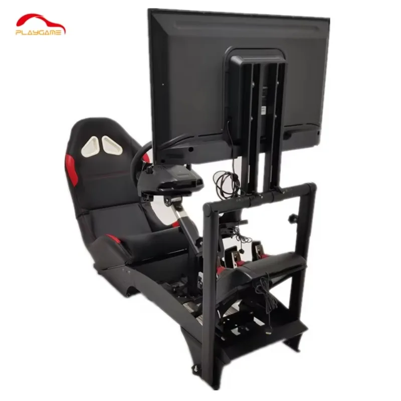 Full Motion Racing Simulator Cockpit With Seat Monitor Stand for PS4PS5 Gaming Chair Foldable Direct Drive F1 Set
