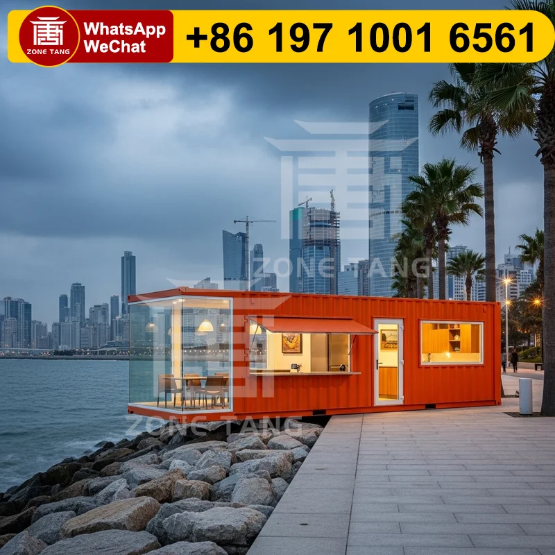 

Mobile Home Safe Smart Technology Flat Pack House Steel Structure Pre Fabricated Homes Prefab Houses Guard House Global Shipping