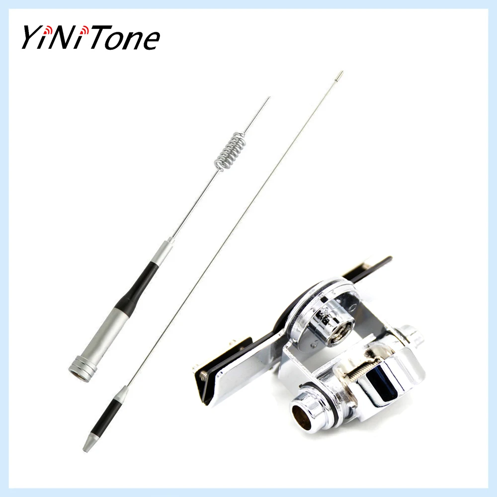 طقم هوائي احترافي: حامل SG-M507 (74 سم) مع حامل RB-400 - دعامة قابلة للتعديل بدون مثقاب لأجهزة الراديو المحمولة VHF/UHF #1