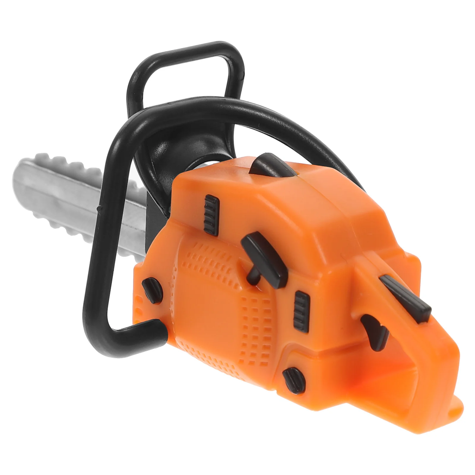 เครื่องตัดหญ้าขนาดเล็กขนาดเล็ก House Layout Decor Pvc Pretend Worker Chainsaw รุ่น