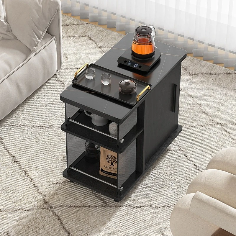 

multi-functional tea table side table, small cabinet locker, living room solid wood, tea cabinet coffee, casual side cabinet