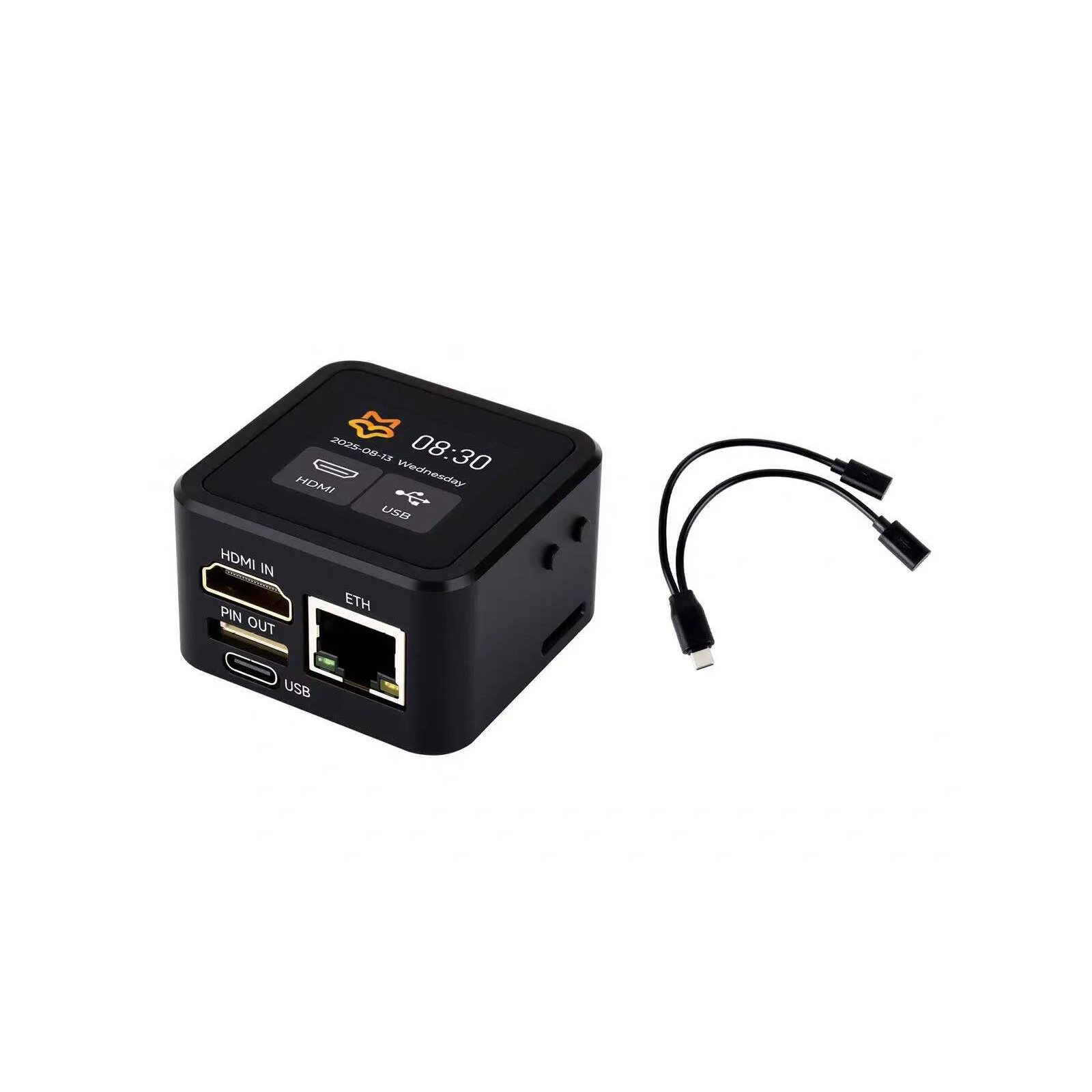 

Simplayer Luckfox PicoKVM Kit IP Wireless Remote Control KVM Operation and Maintenance Tool with Power Supply Management Board