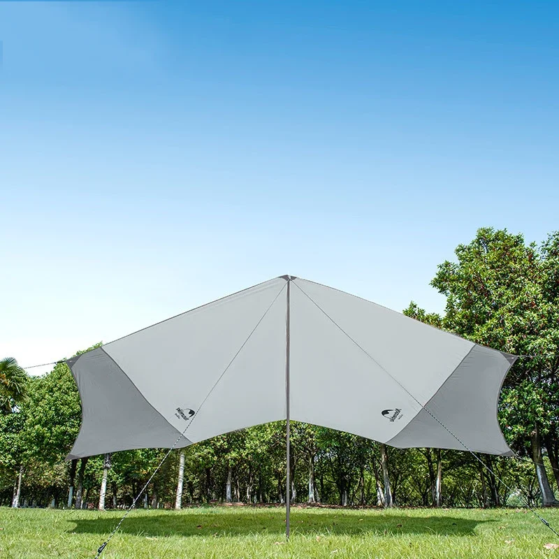 Beach Umbrella Tent Large Space Hexagonal Curtain Portable Sunscreen Canopy Tent Sunshade Toldo Para Playa Garden Decoration