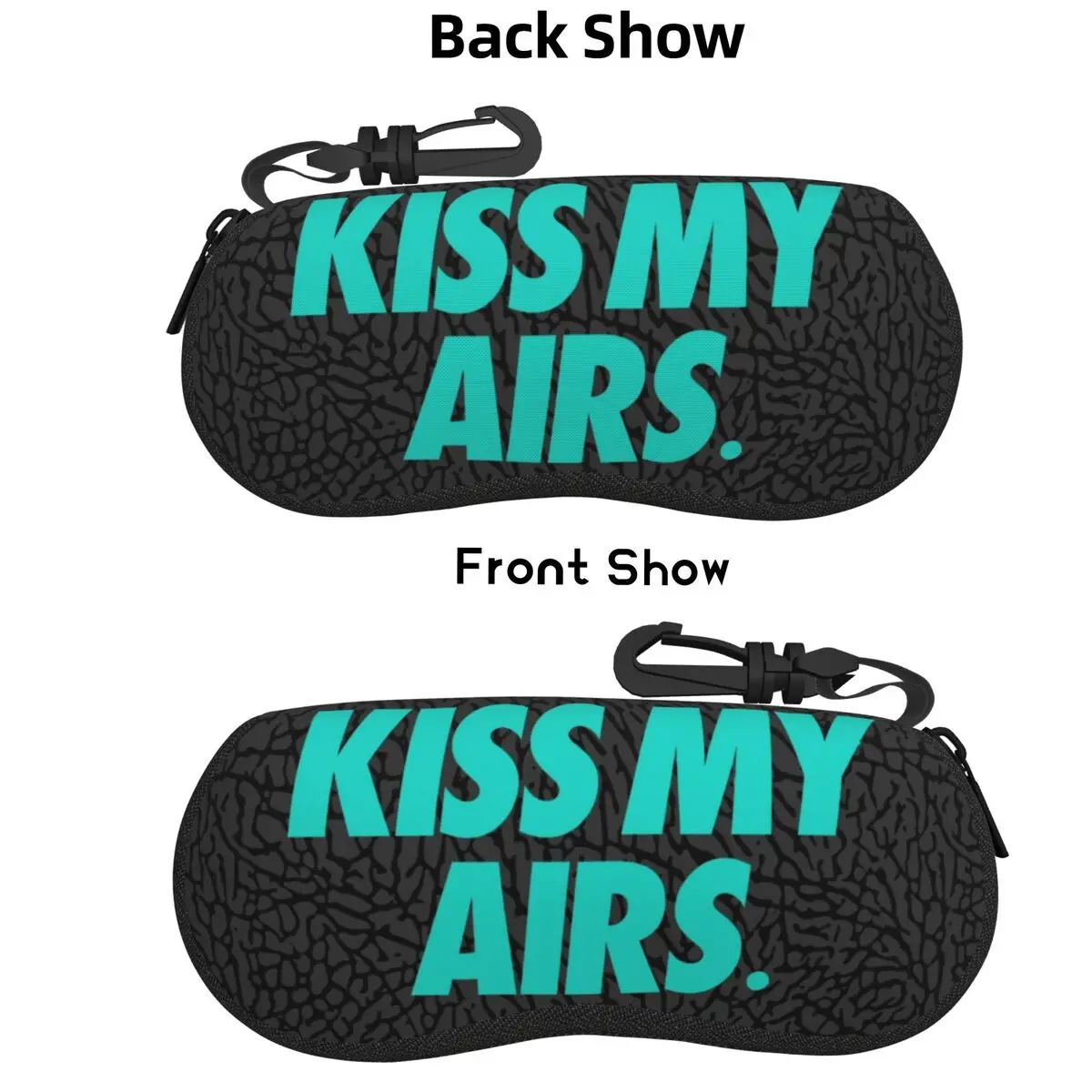 

KISS MY AIRS чехол для очков защитная коробка для солнцезащитных очков для женщин и мужчин мягкая сумка для очков