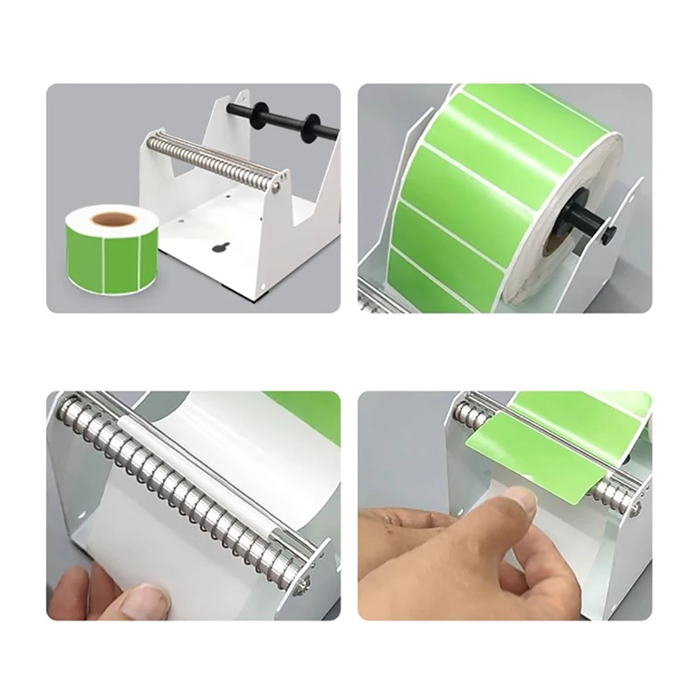 Manual Label Dispenser Machine - Thermal Sensitive Sticker Peel Off Tool, Universal Barcode Label Separator for 10-120mm Labels