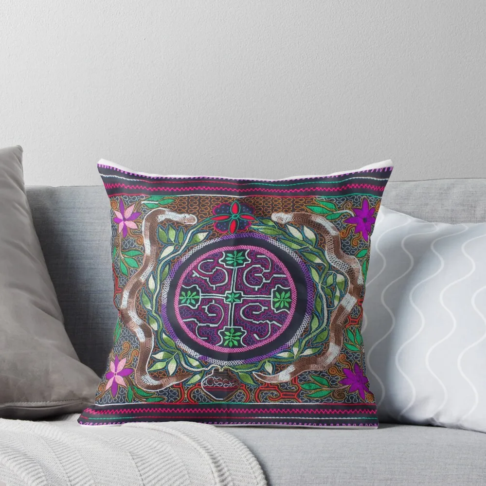 Shipibo tapestry design print Throw Pillow Pillow Case Ornamental Pillow Cushion Cover Couch Pillows