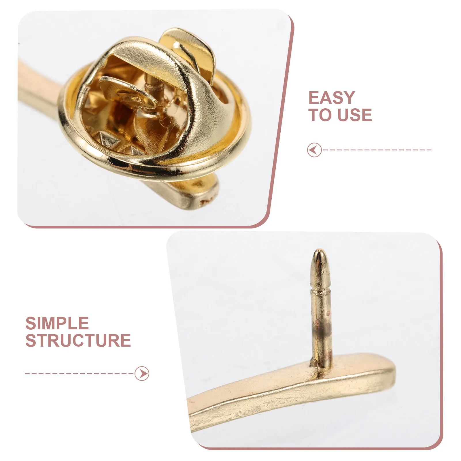 3Pcs Alloy Coffee Brooch Spoon Pin Creative Coffee Lover Badge for Cafe Restaurant Party Backpack Hat Clothing