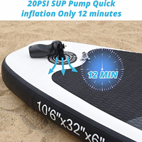 Car 20PSI Electric Inflation Pump Wireless Portable Car Outdoor Inflation Pump Air Inflator for SUP Stand Up Paddle Board Boat