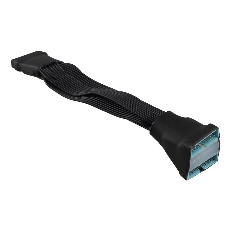 Câble d'extension de répartiteur d'en-tête de carte mère USB 3.0, câble d'extension interne, adaptateur d'en-tête, USB 3.0, 19 broches, 20 broches, 1 à 2