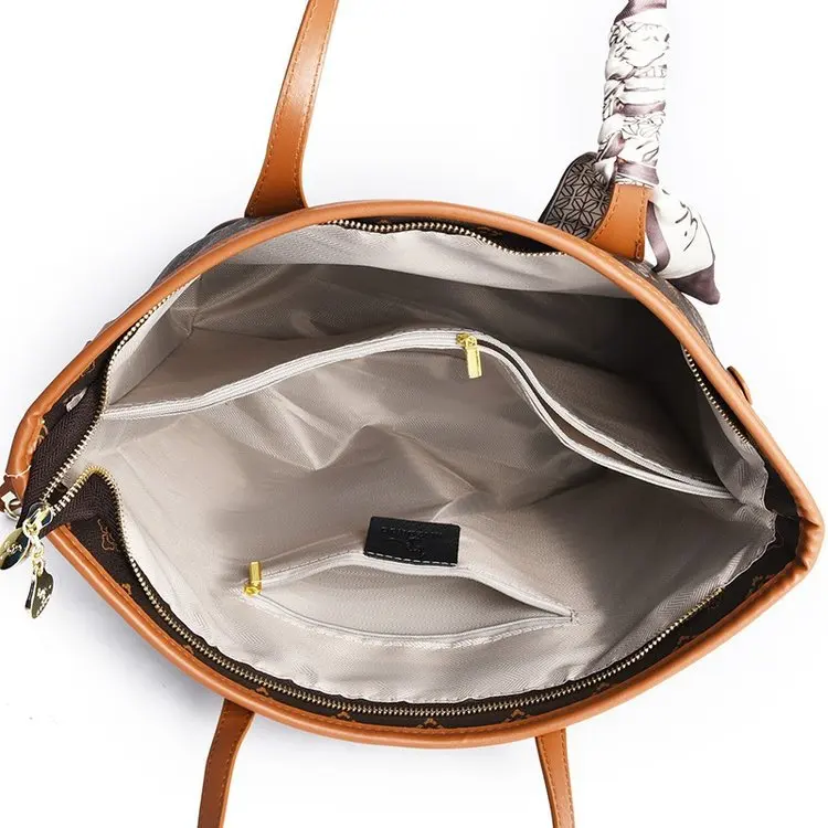 2025 프리미엄 여성용 토트백 - 우아한 크로스바디 숄더백, 넉넉한 수납공간의 숄더 핸드백, 스타일리쉬한 업무 및 캐주얼 필수품