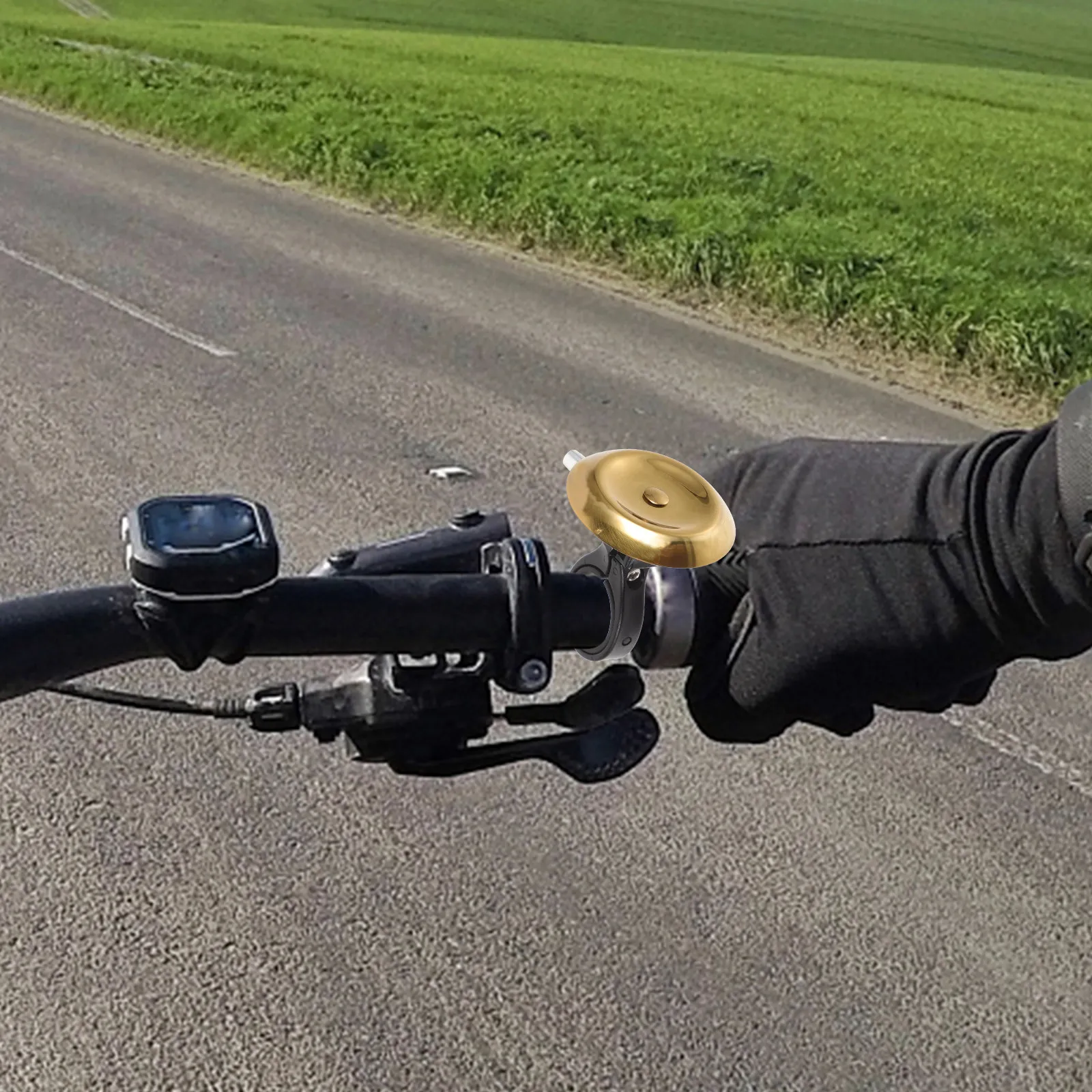 

Bike Bell Lightweight Durable Anti-Aging Loud Crisp Sound for Mountain Road Bike Handlebar Safety Bicycle Bell for Outdoor