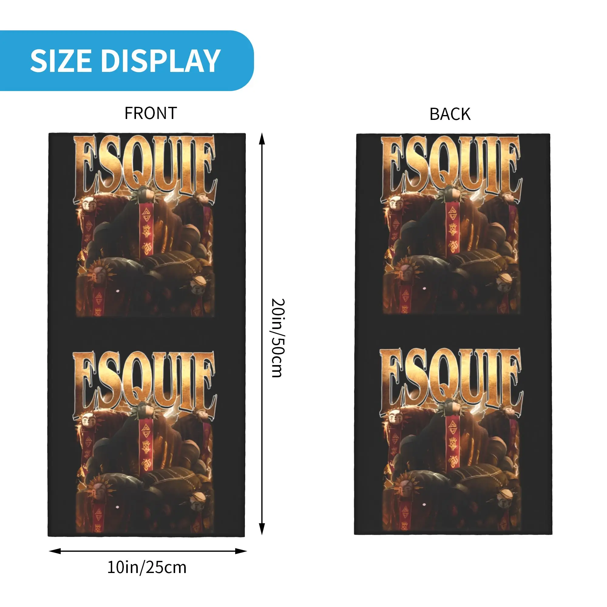Video Game Clair Obscur Expedition 33 Winter Headband Neck Warmer Women Men Ski Hunting Tube Scarf  Face Bandana Gaiter