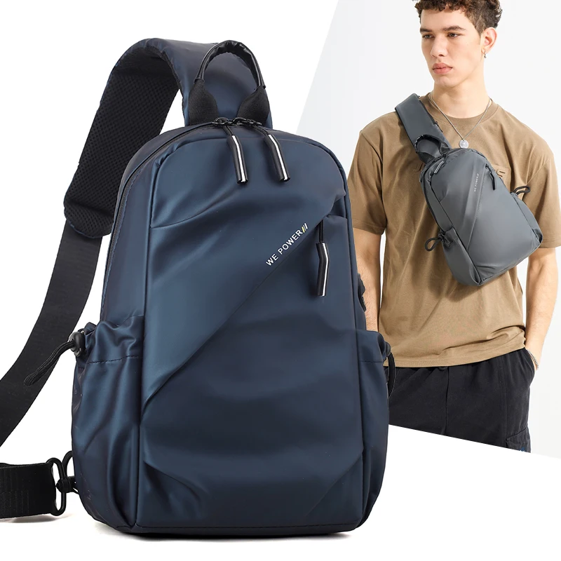 Bolso Cruzado Hombre Nylon Oxford Impermeable