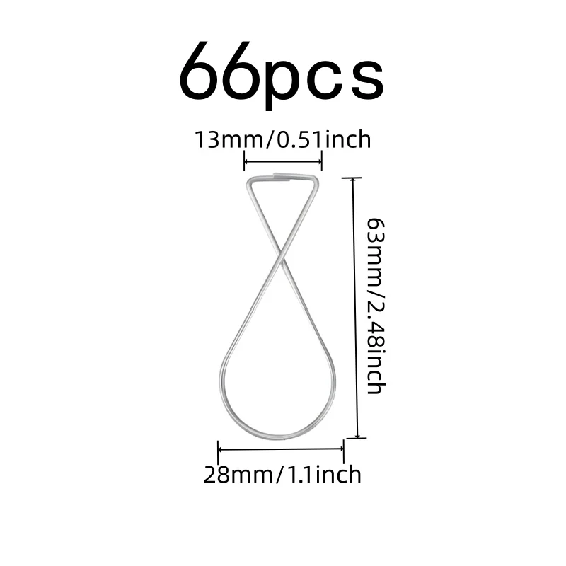 66 pcs Drop Ceiling Clips, Easy Install No Tools, School Classroom Decor Home Decoration, Strong Load Capacity