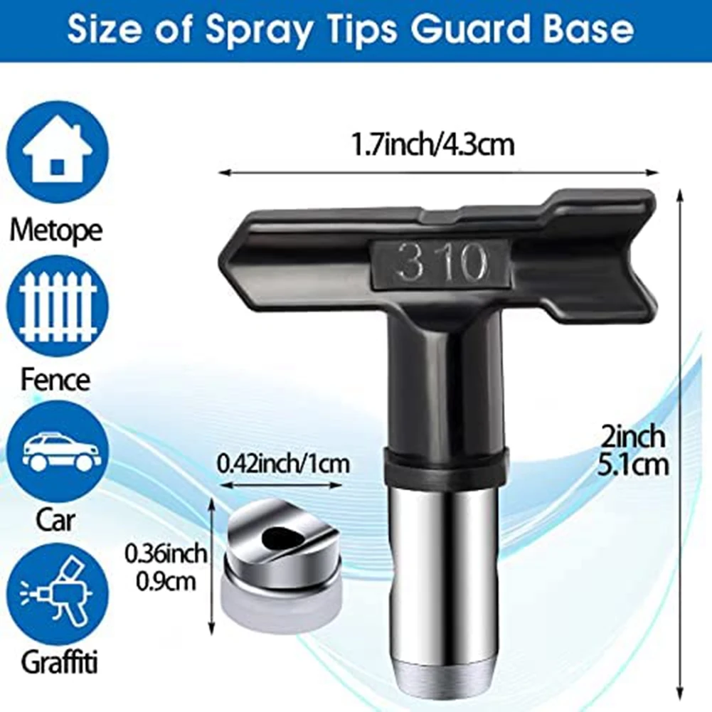 Насадки для распылителя краски безвоздушные двусторонние (310), 2 шт.