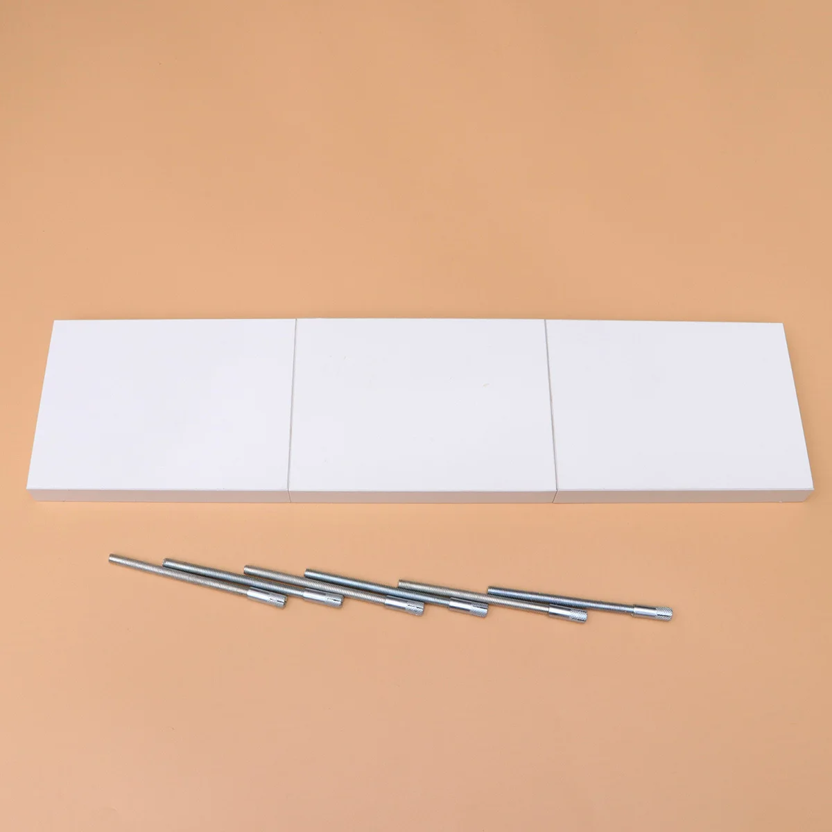 

3Pcs Wall-Mounted Floating Bookshelves Storage Rack Organizer for Living Room Bedroom Office Display Decorations