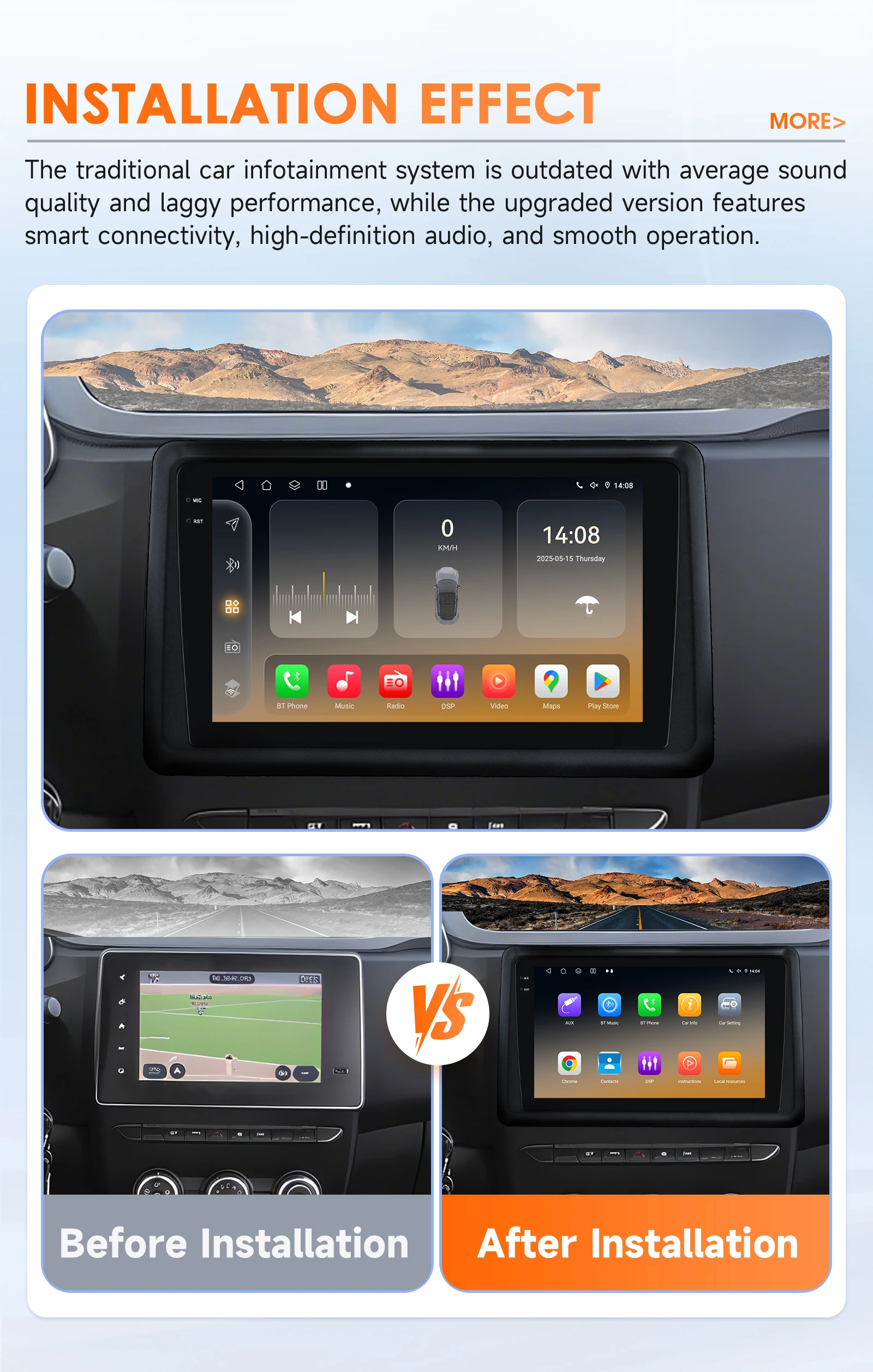 Hizpo Snapdragon 6115 Auto Stereo Für Renault Express 2021 - 2022 Multimedia Player GPS WIFI + 4G Drahtlose Carplay 360 Kamera 8 core – Detail 7