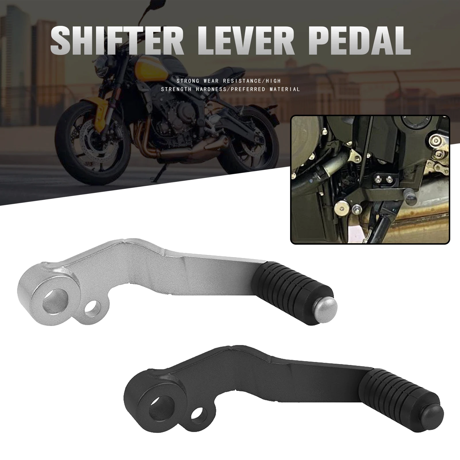 

Рычаг педали переключения передач мотоцикла для Trident 660 Trident660 2021-2024 2025 алюминиевый рычаг переключения передач аксессуары