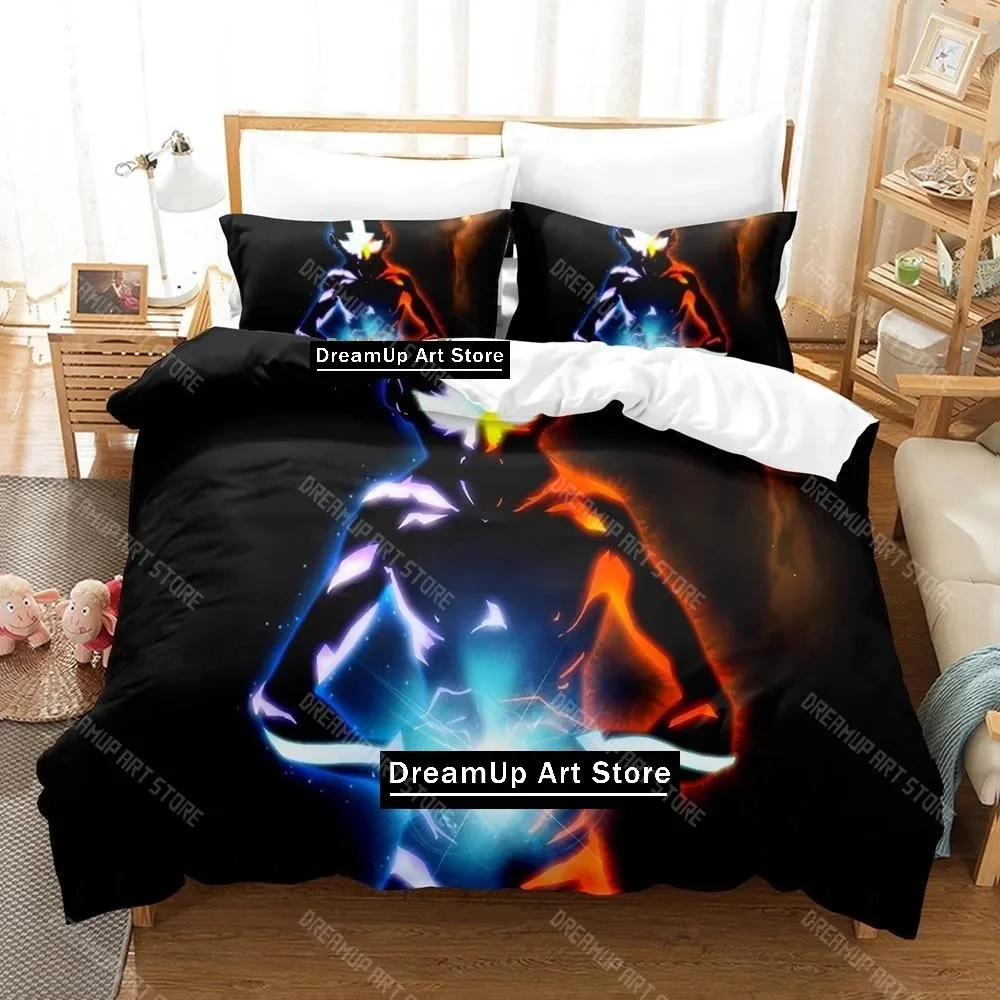 

Cartoon Avatar The Last Airbender Bedding Set Quilt Cover Bed Cover with Pillowcase Twin Single Queen King Size Boys Adult Home