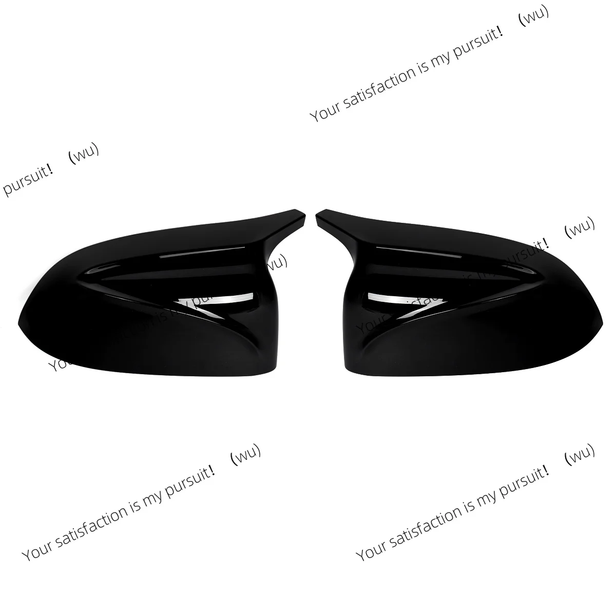 Magickit for BMW X3 G01 X4 G02 X5 G05 X6 G06 X7 G07 Mirror Cover Caps M Style Gloss Black Car Rear View Side Mirror Cover Trim view 3