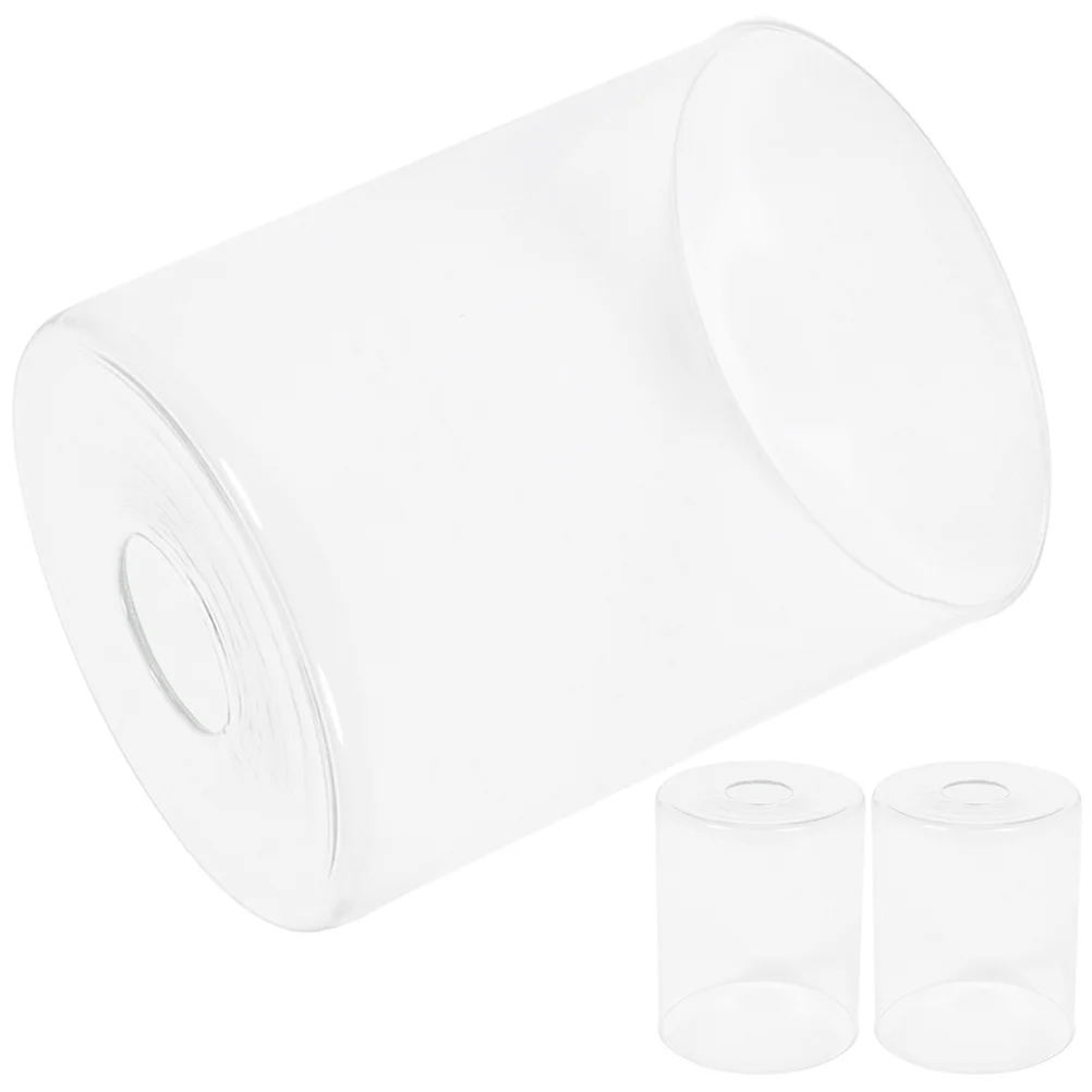 

3Pcs Glass Lampshade Replacement Pendant Lamp Ceiling Light Cover Transparent Durable Simple Style Glass Lampshade