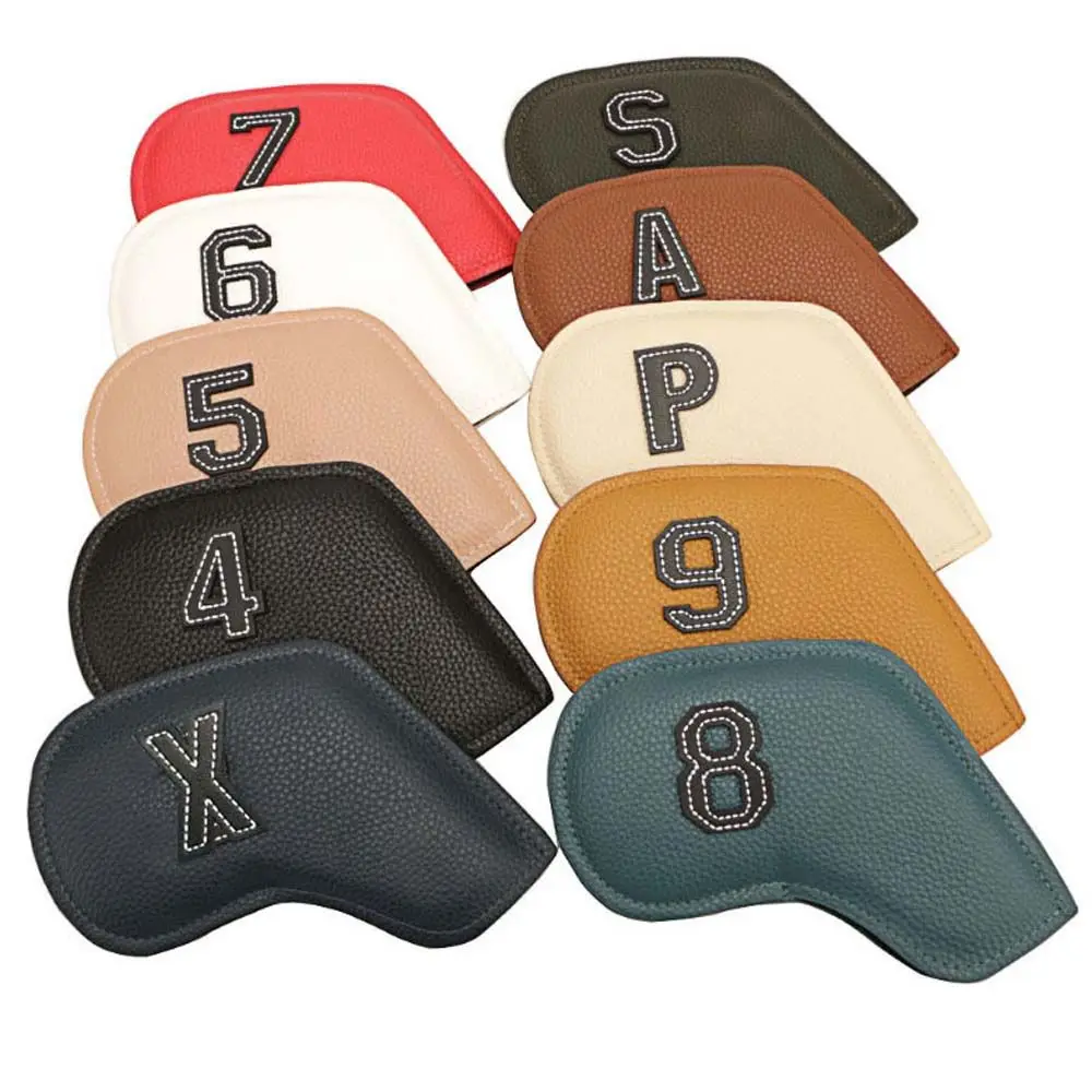 Case Protective Cover 4-9,P,S,A,X Golf Training Equipment Golf Iron Headcover Golf Headcovers Club Head Cover Golf Club Cover