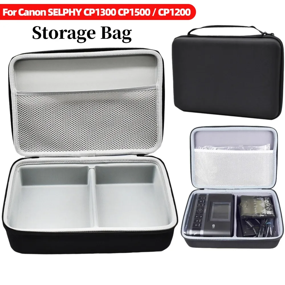 

Carrying Case Compatible with Canon Selphy CP1200 CP1300 CP1500 Wireless Compact Photo Printer Protective Storage Bag Shockproof