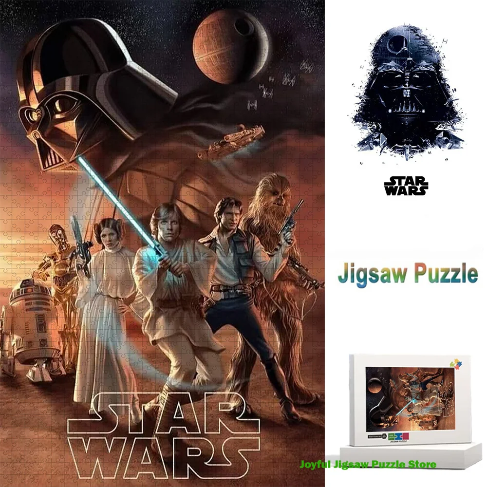 Rompecabezas de Star Wars para adultos y adolescentes, juguete de descompresión, juego educativo, regalo perfecto para cumpleaños, decoración del hogar
