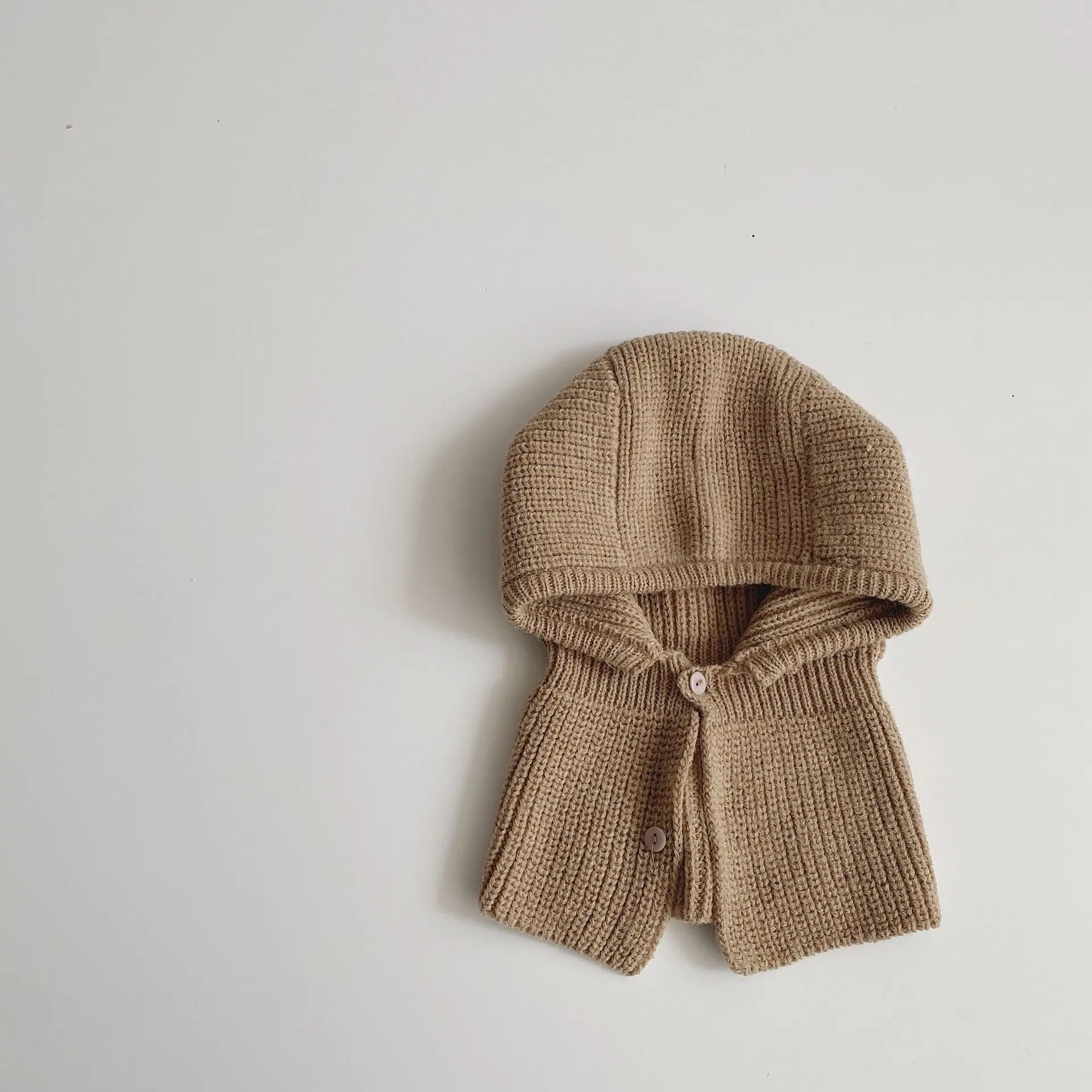 Warm Kindje Winter Hoeden Voor Kinderen Kinderen Gebreide Baby Boy Cap Kids Baby Meisjes Hoed Effen Baby Bonnet Leuke Baby peuter Warme Muts