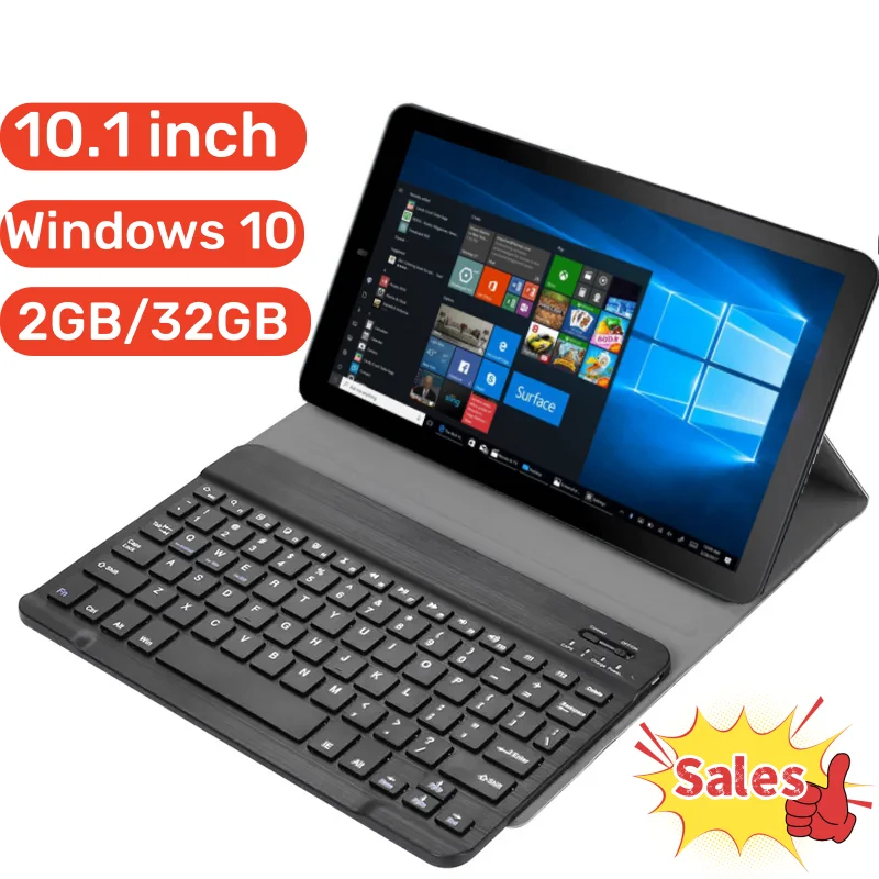 RCA02 Планшетный ПК с Windows 10, 10,1 дюйма, 2 ГБ DDR + 32 ГБ ПЗУ, HDMI-совместимый процессор Z8350, двойная камера, четырехъядерный процессор, WIFI, USB 3,0
