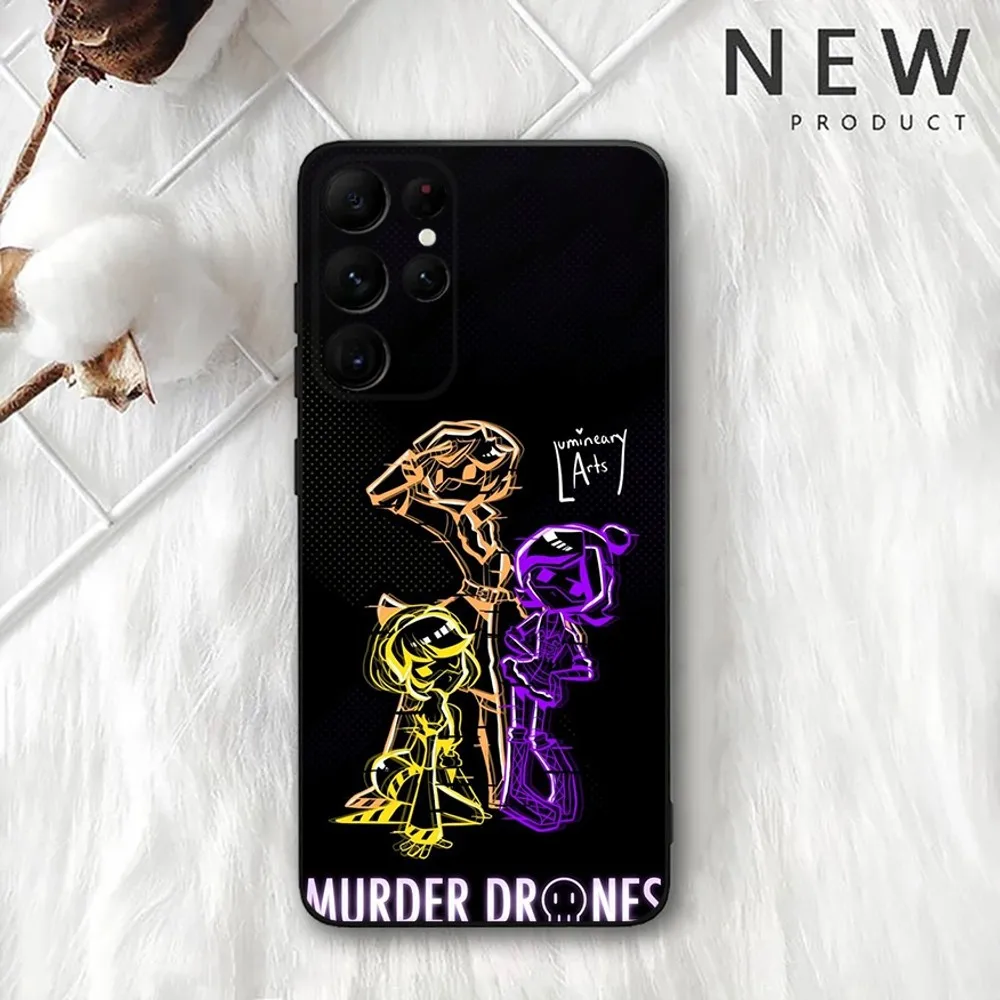 Game M-Murder Drones  Phone Case For Samsung Galaxy A20,A21s,A22,A31,A32,A52,A53,A72,73,A80,A91 Soft Black Cover