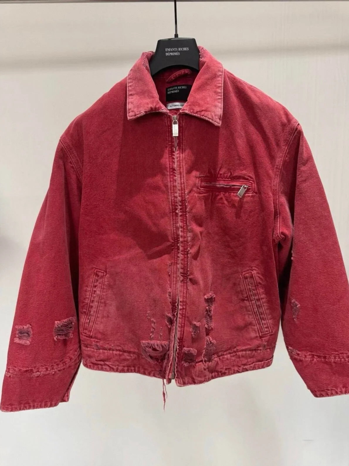 

Джинсовая куртка Waed Canvas Distred с воротником Detroit, винтажная, в американском стиле, для подростков, осенне-зимнее пальто