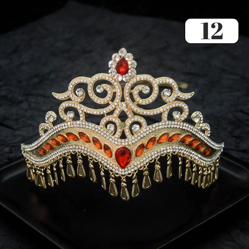 Hollow Out Metal Rhinestone Crown Tiara for Women Wedding Birthday Hair Accessories Girls Romantic Hairwear