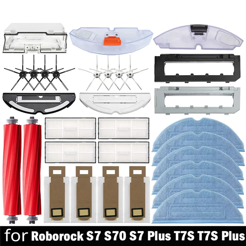 

【Berserk】For Roborock S7 S70 S7 Plus T7S T7S Plus Vacuum Cleaner Replacement Parts For Greater Durability