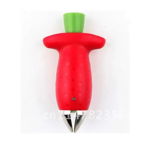 1 pcs Kitchen creative Strawberries pedicle removal Cut the fruit gifts red strawberry promotional slicer seeder