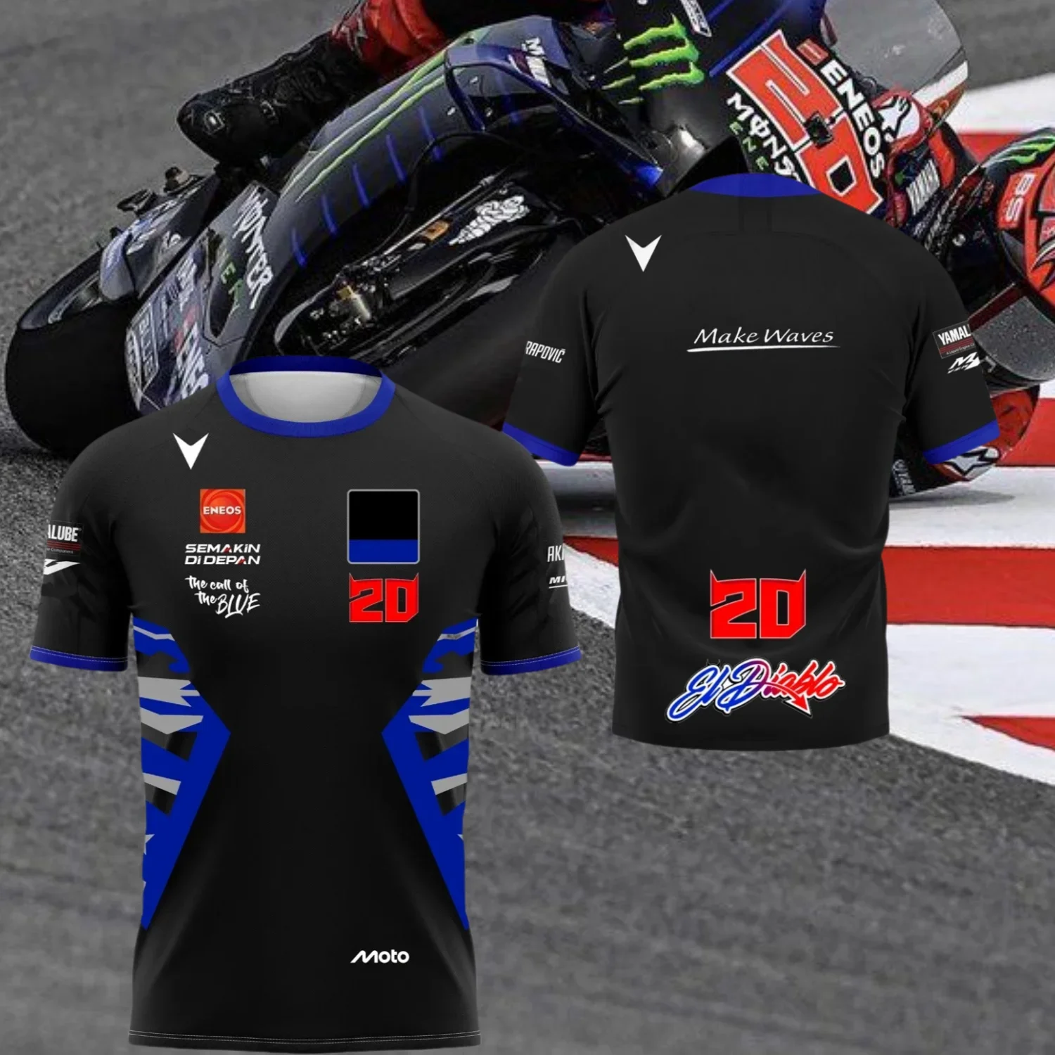 

Новинка 2025 года, мужские и женские футболки с мотоциклетными гонками No 20 Fabio Quartararo, летние повседневные спортивные детские футболки, модные топы