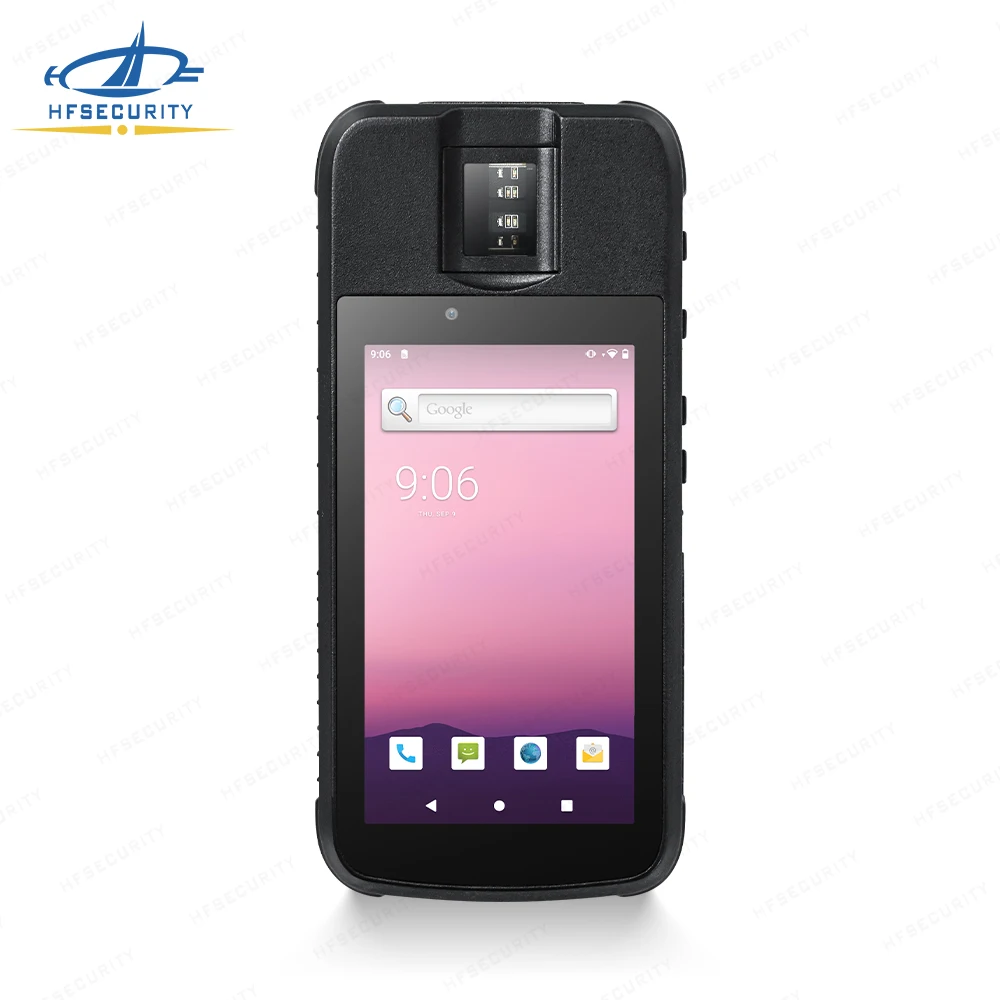 HFSecurity FP520 IP65 Waterproof Anti-proof Android 12 Barcode Scanner Biometric Fingerprint Scanner