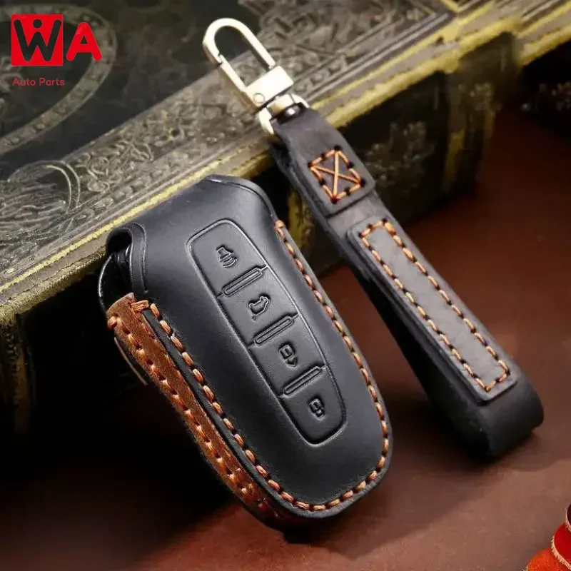 

Luxury Leather Car Key Case Cover For Ford Equator 2021
