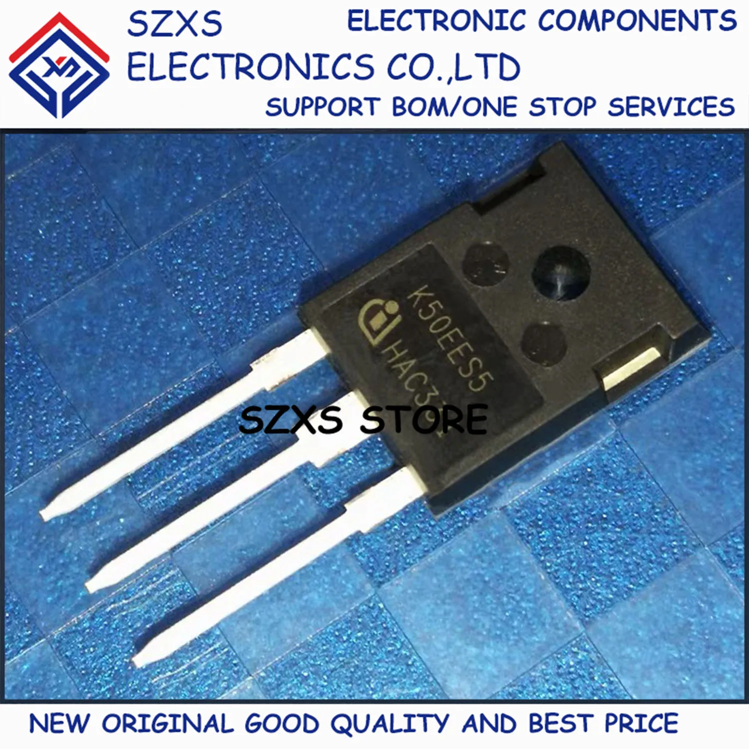 New Original 10Pcs K50EES5 IKW50N65ES5 TO-247 650V 50A Powerful IGBT Transistor In Stock Electronic Components Good Quality