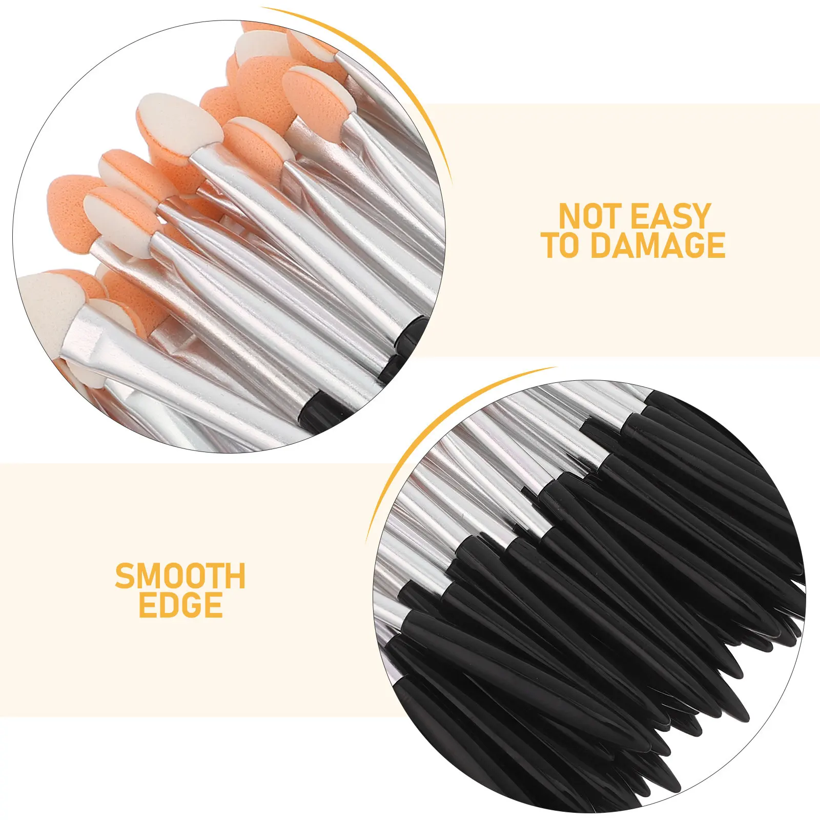 50Pcs Makeup Sponge Applicators Sponge Paint Brushes Small for Blending Brushes Watercolor Painting Ink Mixing Eyeshadow