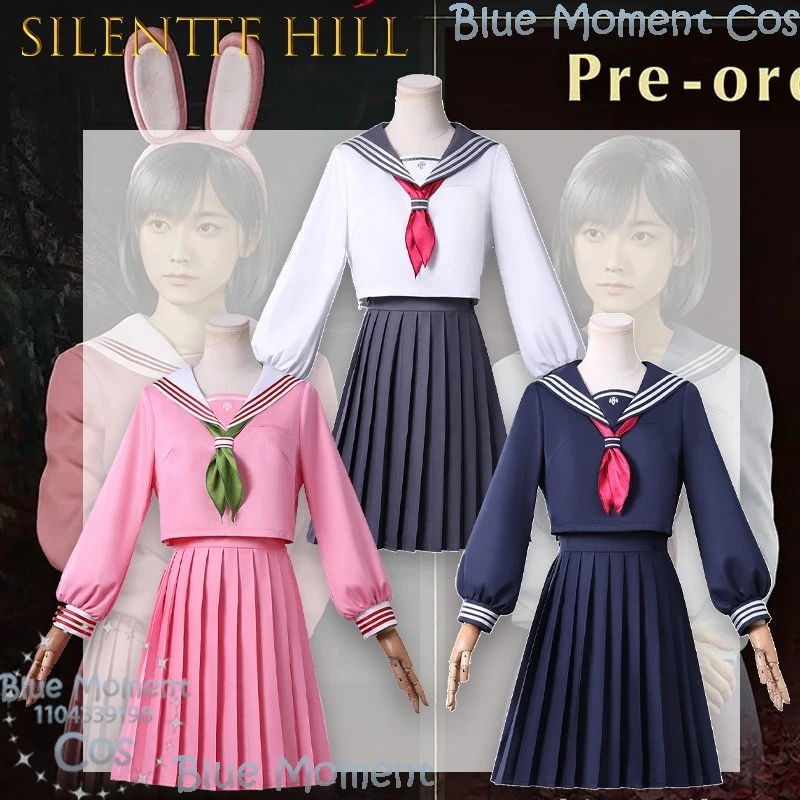 

Silent Hinako Shimizu Sailor Uniform Elegant Anime Dress Cosplay Outfit Women Sexy Navy JK Sailor Blouse Skirt ComicCon Festival